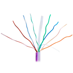 Uniview Cable UTP categoría 6 - Conductor OFC,100% cobre - Diámetro 24 AWG-0,53mm - Certificado CPR: Cca-s1,d0,a1 - C... - Alarm