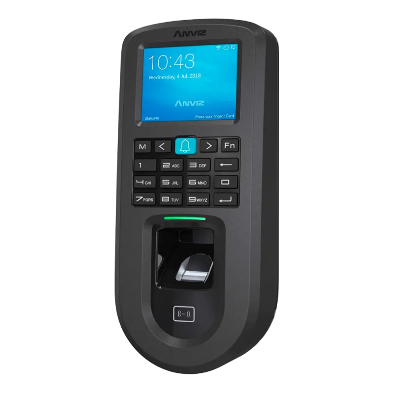 Control de acceso y presencia PoE - Huella, tarjeta EM y PIN - 3.000 usuarios | 100.000 registros - TCP/IP, WiFi, USB... - Alarm
