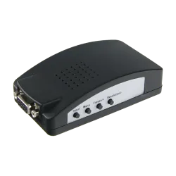 Adaptador de vídeo - Entradas: VGA, SVIDEO o Vídeo BNC - Salida: VGA - Múltiples resoluciones soportadas - Sistema de... - Alarm