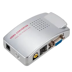 Adaptador de vídeo - Entradas: VGA - Salida: VGA, S-VIDEO y Vídeo RCA - Múltiples resoluciones soportadas - Sistema d... - Alarm
