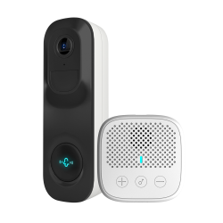 VicoHome Videotimbre 3Mpx WiFi - Sensor PIR / Detección inteligente (nube) - Batería 5200 mAh o alimentación cablea...