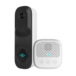 VicoHome Videotimbre 3Mpx WiFi - Sensor PIR / Detección inteligente (nube) - Batería 5200 mAh o alimentación cablea... - Alarm
