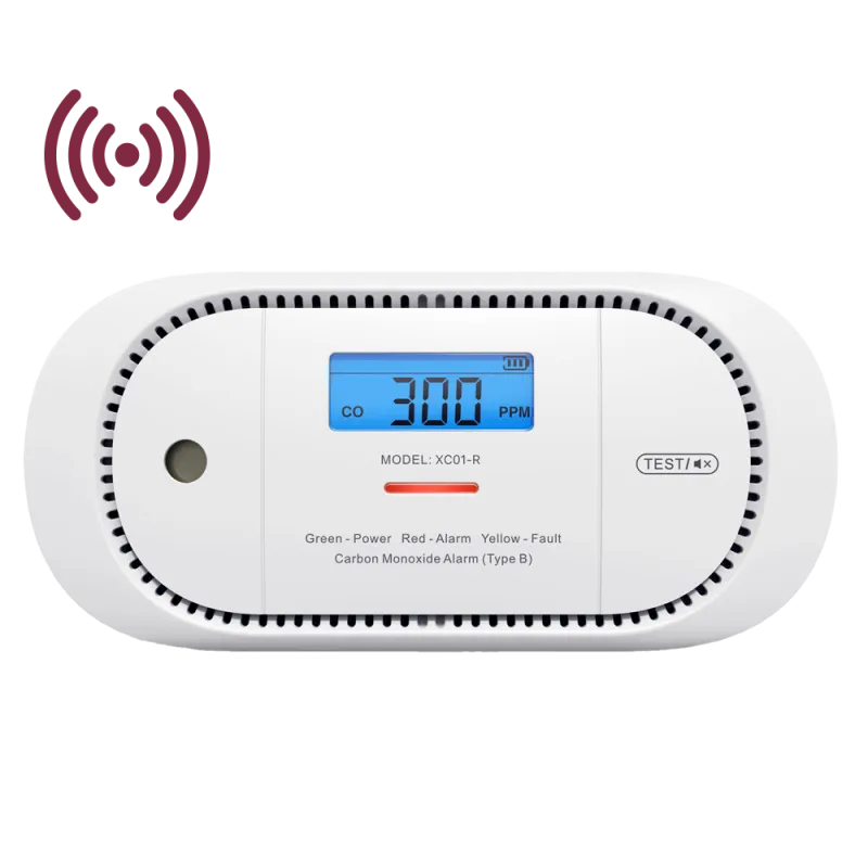 Detector de CO autónomo X-Sense - Permite conectar 24 detectores por RF 868MHz - Duración de la batería 5 años (reemp... - Alarm