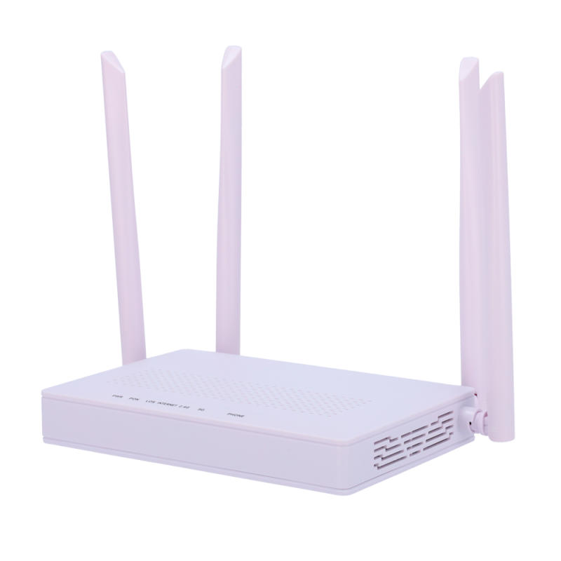 Marca Blanca Router ONT Wi-Fi 5 AC1300 - 4 Puertos LAN RJ45 10/100Mbps - 1 Puerto LAN/WAN RJ45 10/100/1000Mbps - 802....