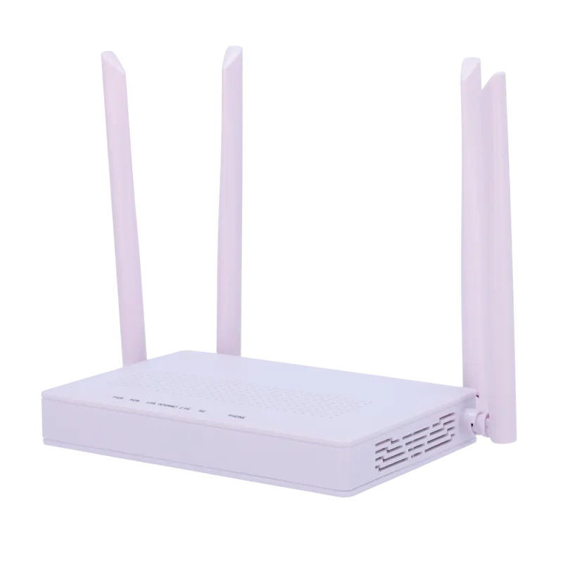 Marca Blanca Router ONT Wi-Fi 5 AC1300 - 4 Puertos LAN RJ45 10/100Mbps - 1 Puerto LAN/WAN RJ45 10/100/1000Mbps - 802.... - Alarm
