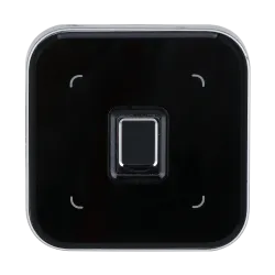 Lector de acceso - Acceso por huella y tarjeta EM - Indicador LED y acústico - RS485 - Compatible con controladoras X... - Alarm