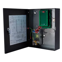 Controladora de acceso biométrica - Acceso por huella, tarjeta o contraseña - Comunicación TCP/IP - 8 lectores por Wi... - Alarm