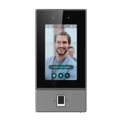 Control de acceso y presencia - Facial, huella, tarjeta MF, QR y PIN - 6.000 usuarios | 300.000 registros - TCP/IP, W... - Alarm