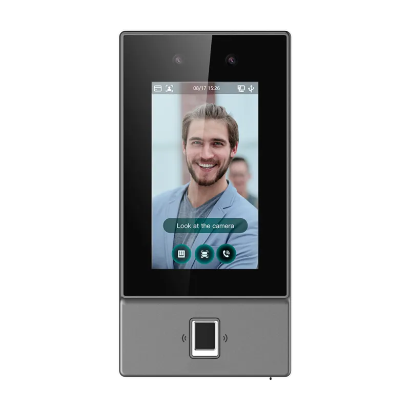 Control de acceso y presencia - Facial, huella, tarjeta MF, QR y PIN - 6.000 usuarios | 300.000 registros - TCP/IP, W... - Alarm