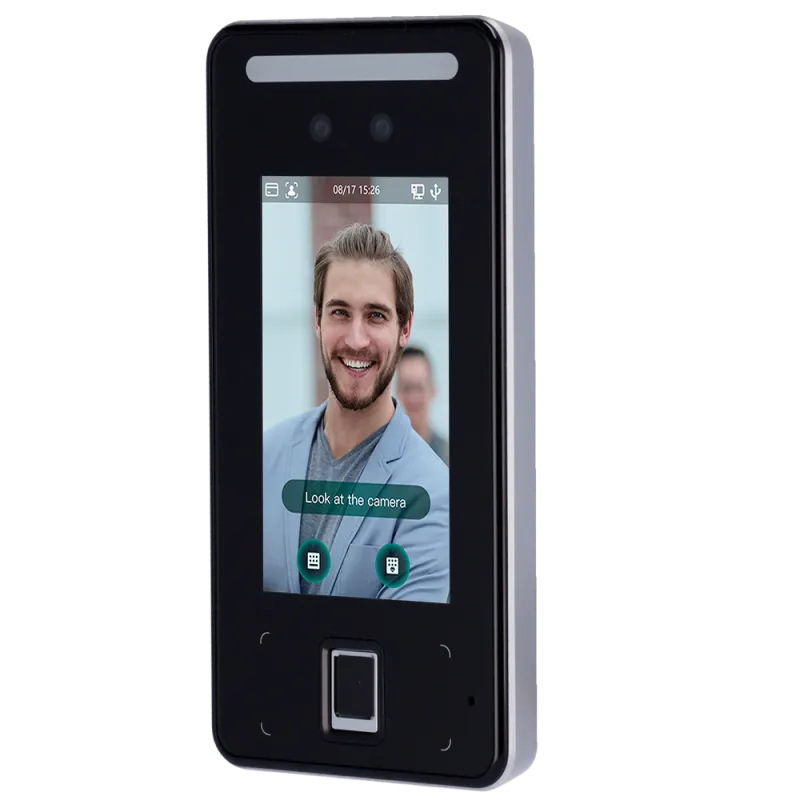 Control de Acceso y Presencia - Facial, huella, teclado y tarjeta MF - 6.000 usuarios / 150.000 registros - TCP/IP, U... - Alarm