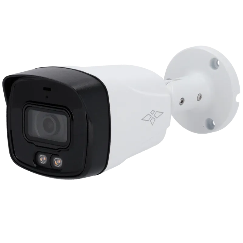 Cámara bullet HDCVI X-Security - CMOS 4K - Lente 3.6 mm - WDR(120dB) - Luz dual: IR + Blanco alcance 40 m | Micrófono... - Alarm