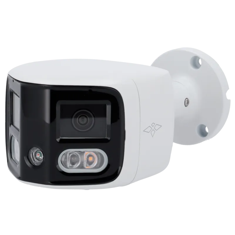 Cámara Bullet IP X-Security 8 Megapíxel - Active Deterrence | SMD 4.0 - 2 Lentes 2.8 mm / Dual Light 20m - WDR 120 dB... - Alarm