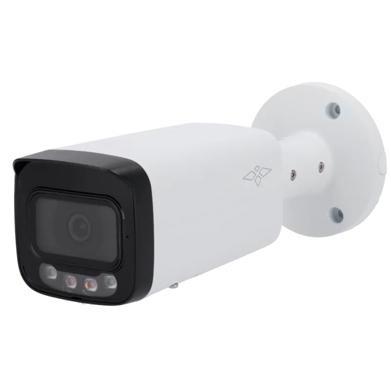 Cámara Bullet IP gama Pro - Resolución 8 Mpx (3840x2160) - Lente 3.6 mm - Dual Light: IR (60 m) + luz blanca (50 m) ... - Alarm