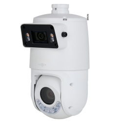 X-Security PTZ IP gama ULTRA - Doble Lente (Panorámica 4Mpx + PTZ 4Mpx) - Lente PTZ 5~125 mm | 25X | PoE+ - Lente pan...