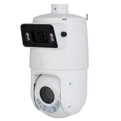 X-Security PTZ IP gama ULTRA - Doble Lente (Panorámica 4Mpx + PTZ 4Mpx) - Lente PTZ 5~125 mm | 25X | PoE+ - Lente pan... - Alarm