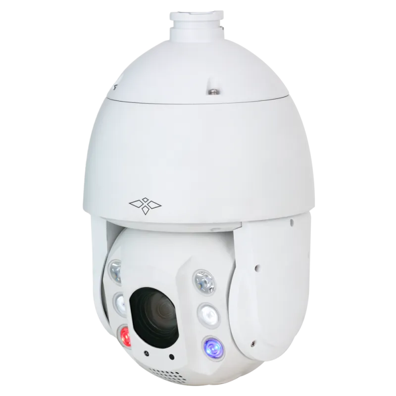 Cámara IP PTZ X-Security 4 Mpx Gama Pro - Lente varifocal 4.8~154 mm (zoom óptico 32x) - Dual Light | IR 150 m | Lu... - Alarm