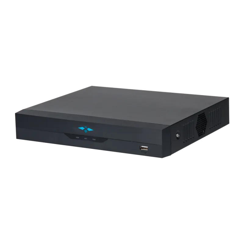 Grabador IP X-Security WizSense AI - 4 CH vídeo IP - Resolución máxima grabación 12 Mpx - Ancho de banda 80 Mbps - S... - Alarm