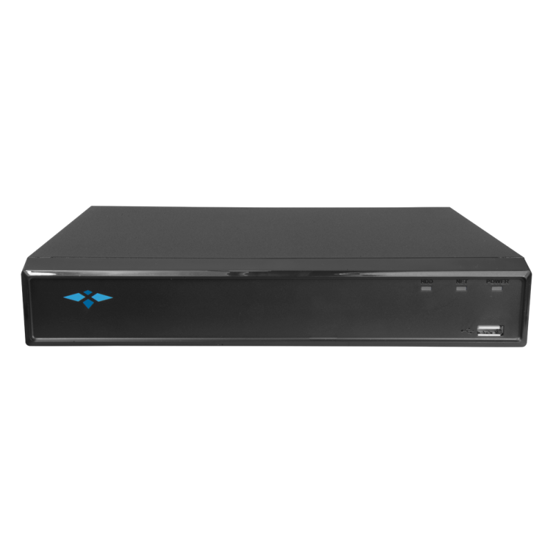 Grabador X-Security NVR para cámaras IP - 4 CH vídeo IP - Resolución máxima grabación 8 Mpx - Compresión H.265 / H.26...