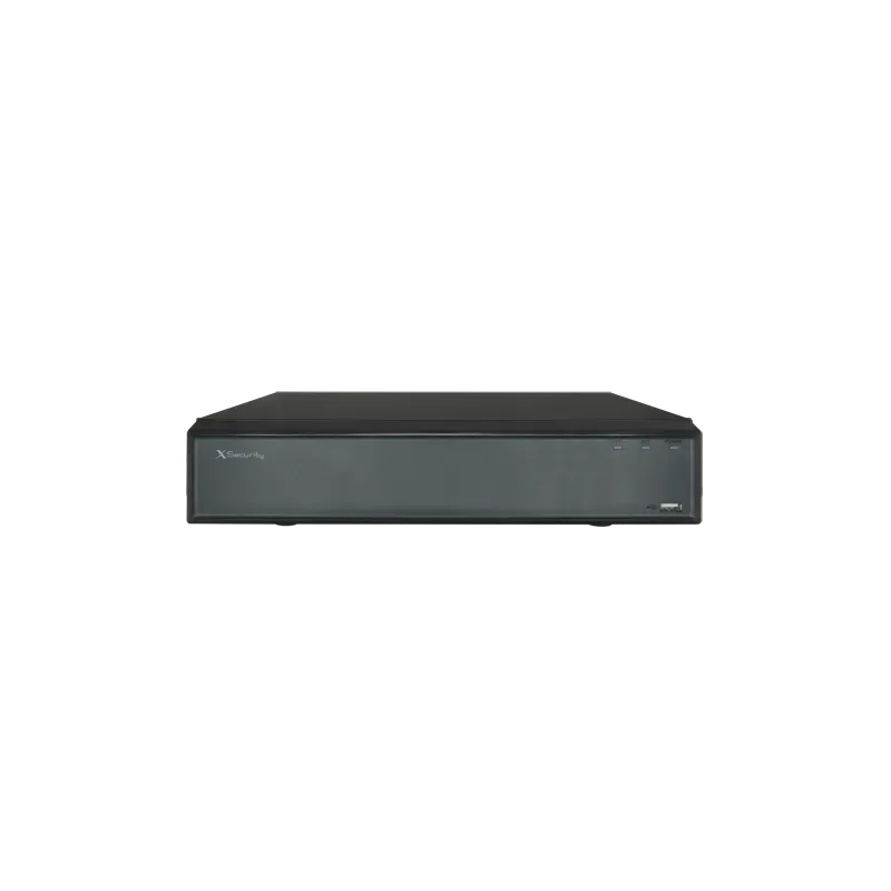 Grabador X-Security NVR para cámaras IP - Resolución máx grabación 12 Megapixel (4K) - Compresión H.265+ / H.264+ / M... - Alarm