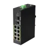 Switch ePoE X-Security - 8 puertos PoE + 1 Uplink RJ45 + 1 SFP - Velocidad 10/100 Mbps - Potencia 60 W por puerto - P... - Alarm