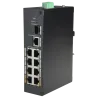 Switch PoE X-Security - 8 puertos PoE + 1 Uplink RJ45 - Velocidad 10/100 Mbps - Potencia 30 W por puerto - Potencia m... - Alarm