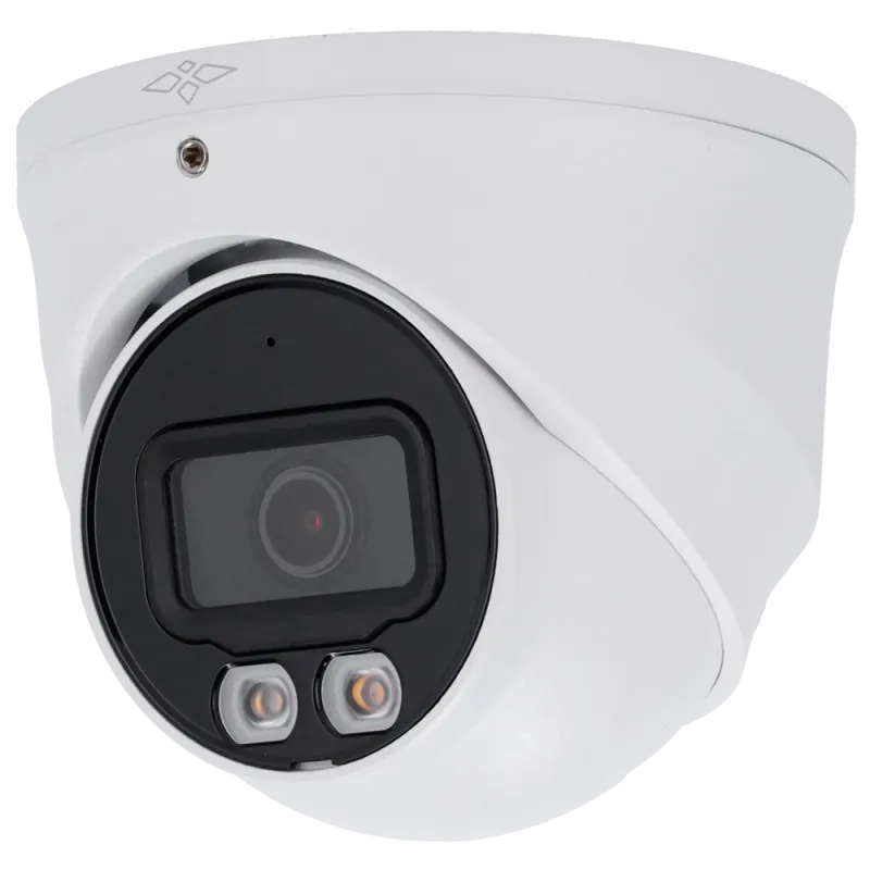 Cámara Turret HDCVI X-Security - CMOS 4K - Lente 3.6 mm - WDR(120dB) - Luz dual: IR + Blanco alcance 40 m | Micrófono... - Alarm
