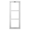 Panel frontal - Específica para videoporteros - Compatible con módulos XS-V2000E-M(X) - triple módulo - 369mm (Al) x ... - Alarm