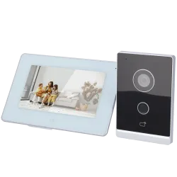 Kit de videoportero - Tecnología IP y PoE - TCP/IP, WiFi y SIP - Incluye Placa y Monitor - Montaje en superficie - So... - Alarm