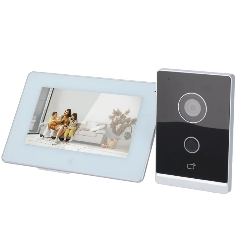 Kit de videoportero - Tecnología IP y PoE - TCP/IP, WiFi y SIP - Incluye Placa y Monitor - Montaje en superficie - So... - Alarm