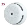 Pack de 3 mini detector de humo autónomo X-Sense - Duración de la batería 10 años (no reemplazable) - Indicador lumin... - Alarm