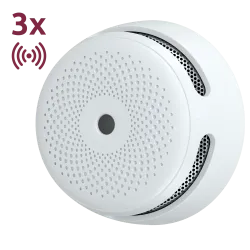 Pack de 3 mini detector de humo autónomo X-Sense - Comunicación WiFi 2.4GHz - Conexión a través de APP - Duración de ... - Alarm