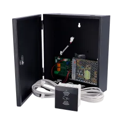 Controladora de acceso RFID - Lector de tarjetas MF - Acceso por tarjeta - Salida de relé para 1 puerta - Incluye ali... - Alarm