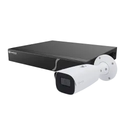 Kit de Inteligencia Artificial Safire Smart - 1 Cámara Bullet de 4Mpx - 1 NVR de 8CH con audio y alarma - 1 Disco dur... - Alarm
