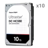 Disco duro Western Digital - 10 unidades | Capacidad 10 TB cada uno - Interfaz SATA 6 Gb/s - Modelo WUS721010ALE6L4 -...