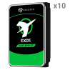 Disco duro Seagate - 10 unidades | Capacidad 8 TB cada uno - Interfaz SATA III 6 Gb/s - Modelo ST8000NM017B - Diseña...