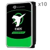Disco duro Seagate - 10 unidades | Capacidad 8 TB cada uno - Interfaz SATA III 6 Gb/s - Modelo ST8000NM017B - Diseña... - Alarm