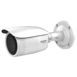Cámara Bullet IP Hikvision - Gama HiWatch | microSD 128 GB - 4 MP | Lente motorizado 2.8~12 mm - IR 30 m | WDR 120dB ... - Alarm