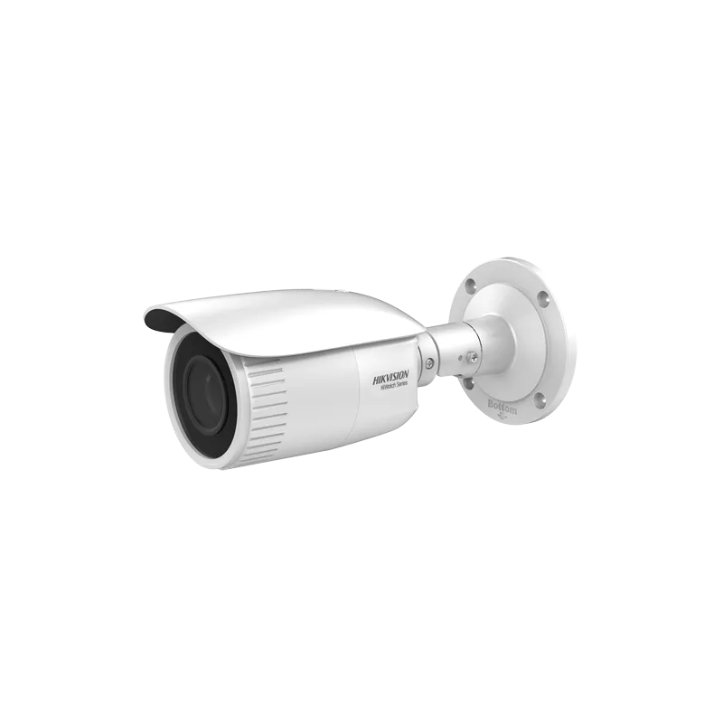 Cámara Bullet IP Hikvision - Gama HiWatch | microSD 128 GB - 4 MP | Lente motorizado 2.8~12 mm - IR 30 m | WDR 120dB ... - Alarm