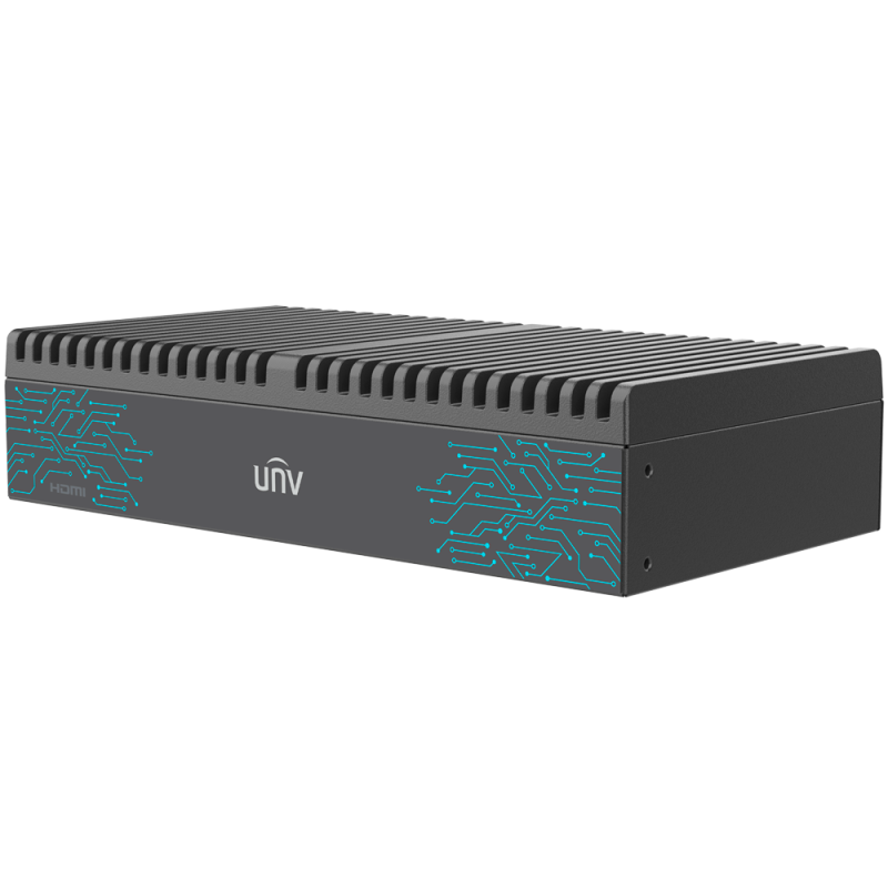 UNIVIEW AI BOX - Servidor con más de 40 funciones Inteligentes - 4 Canales - 2 x RJ45 10M/100M/1000M - SSD 128 GB In...