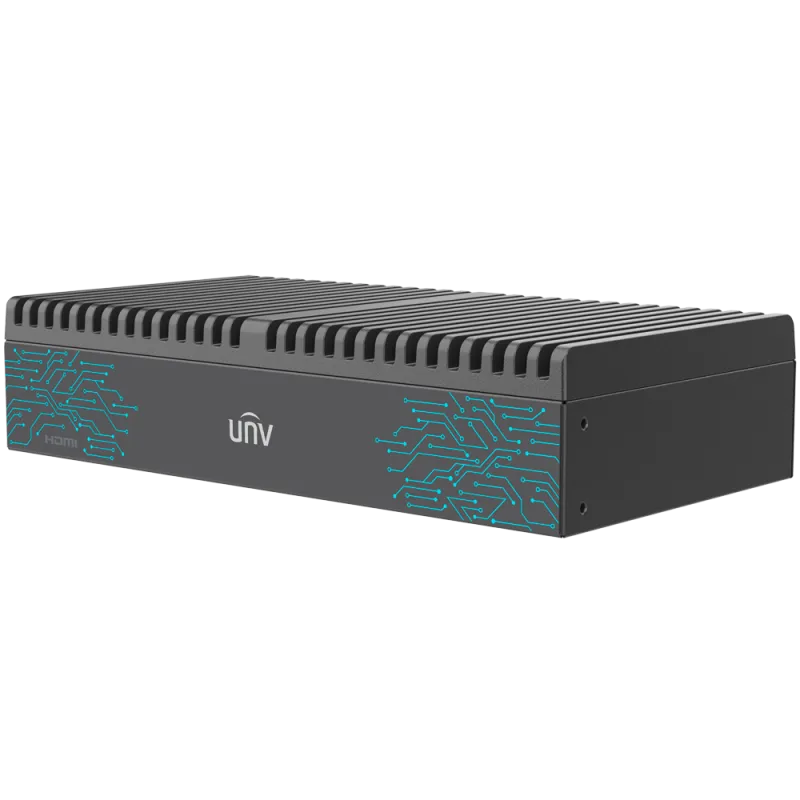 UNIVIEW AI BOX - Servidor con más de 40 funciones Inteligentes - 4 Canales - 2 x RJ45 10M/100M/1000M - SSD 128 GB In... - Alarm