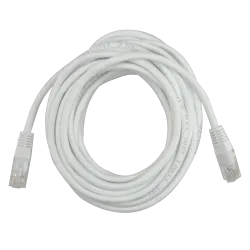 Cable UTP Safire - Ethernet - Conectores RJ45 - Categoría 5E - 5 m - Color blanco - AlarmSystems.Shop
