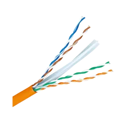 Cable UTP Cat 6 libre de halógenos - Conductor 99,9% cobre - CPR class: Dca - Cumple con 90m Fluke test - Rollo de 30... - Alarm