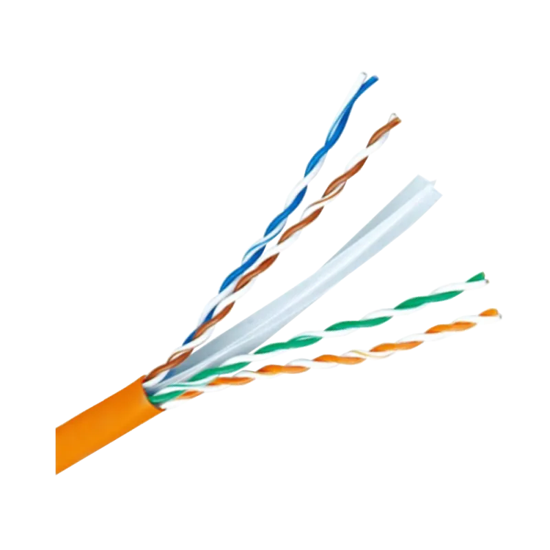 Cable UTP Cat 6 libre de halógenos - Conductor 99,9% cobre - CPR class: Dca - Cumple con 90m Fluke test - Rollo de 30... - Alarm
