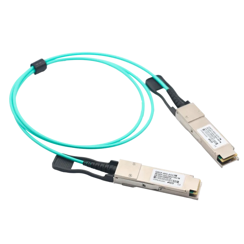 Cable de conexión directa QSFP+ - Velocidad 40Gbps - Modulos QSFP+ en ambos extremos - Ideal para Stacking entre Swit... - Alarm