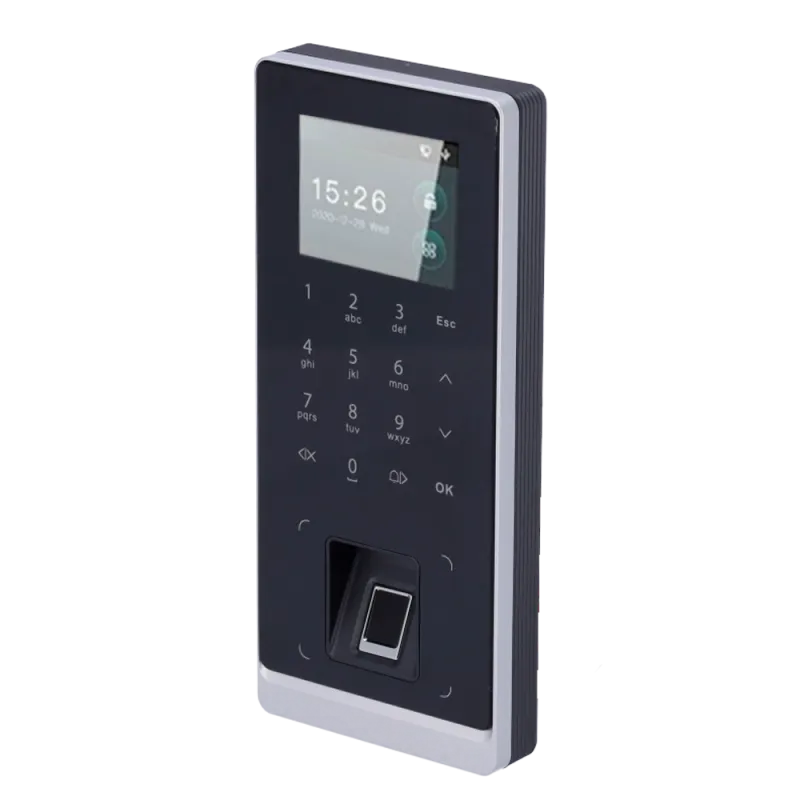 Control de Acceso y Presencia - Huella, teclado y tarjeta MF - 30.000 usuarios / 150.000 registros - TCP/IP, WiFi, US... - Alarm