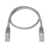 Cable UTP Safire - Ethernet - Conectores RJ45 - Categoría 5E - 0.3 m - Color gris - AlarmSystems.Shop