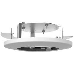 Soporte encastrable - Para cámaras domo - Instalación en techo - Color blanco - Pasador de cables - AlarmSystems.Shop