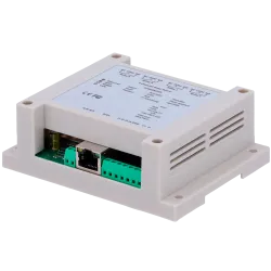 Módulo de adquisición y control de datos - 4 entradas digitales / 4 salidas de relé (NA/NC) - Protocolos: Modbus/TCP,... - Alarm