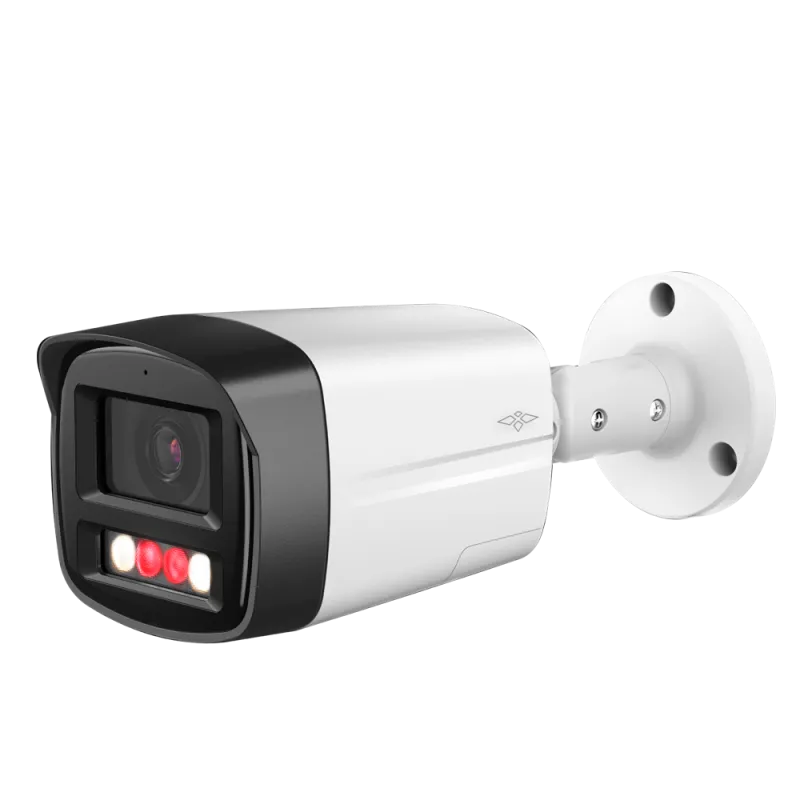 X-Security Cámara IP Bullet - 4 Megapíxel (2688x1520) - Lente 2.8mm / DualLight (30m IR+30m Luz blanca) - WDR 120 dB... - Alarm