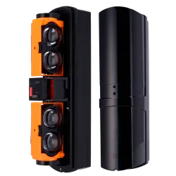 Detector de barrera por infrarrojos - Compatible con Transmitter o DoorProtect Ajax - Inalámbrico | 4 haces | Función... - Alarm